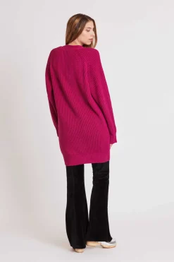 Cheap Long cardigan uni CARACAS La Maille|Les Gilets, Cardigans & Pulls