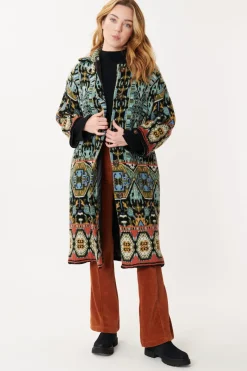 Cheap Manteau en maille jacquard LIVERPOOL Les Manteaux, Vestes & Doudounes|La Maille