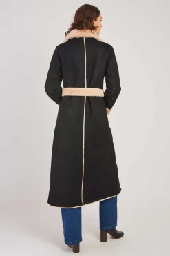 Flash Sale Manteau long reversible en fausse fourrure LÉONIE Les Manteaux, Vestes & Doudounes