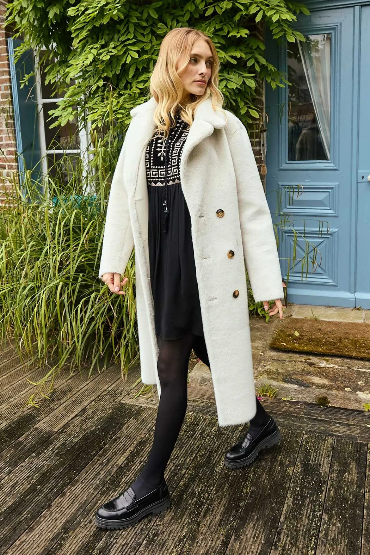 New Manteau long réversible fausse fourrure LENNA Les Manteaux, Vestes & Doudounes