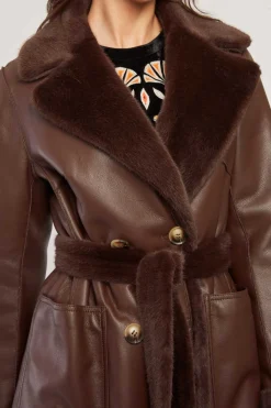 New Manteau long réversible fausse fourrure LENNA Les Manteaux, Vestes & Doudounes