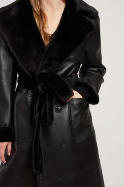 New Manteau long réversible fausse fourrure LENNA Les Manteaux, Vestes & Doudounes