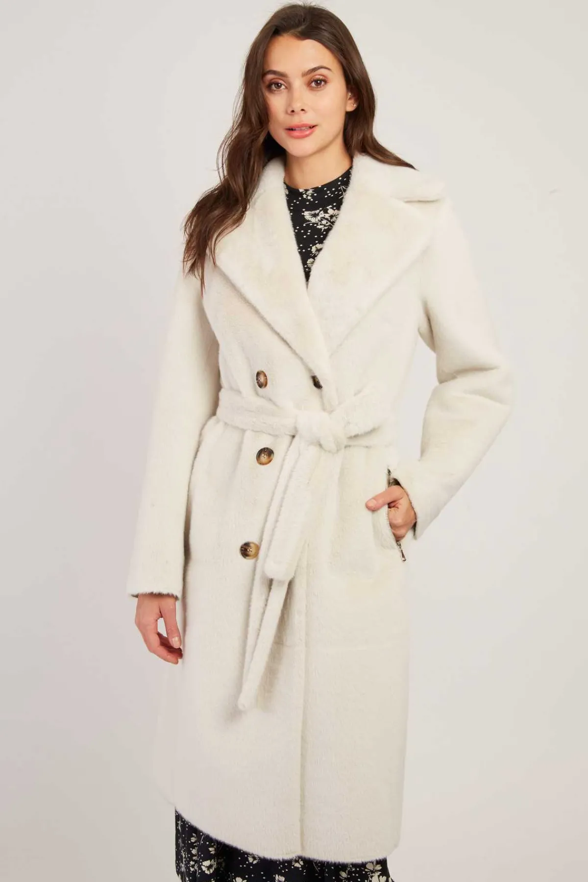 New Manteau long réversible fausse fourrure LENNA Les Manteaux, Vestes & Doudounes