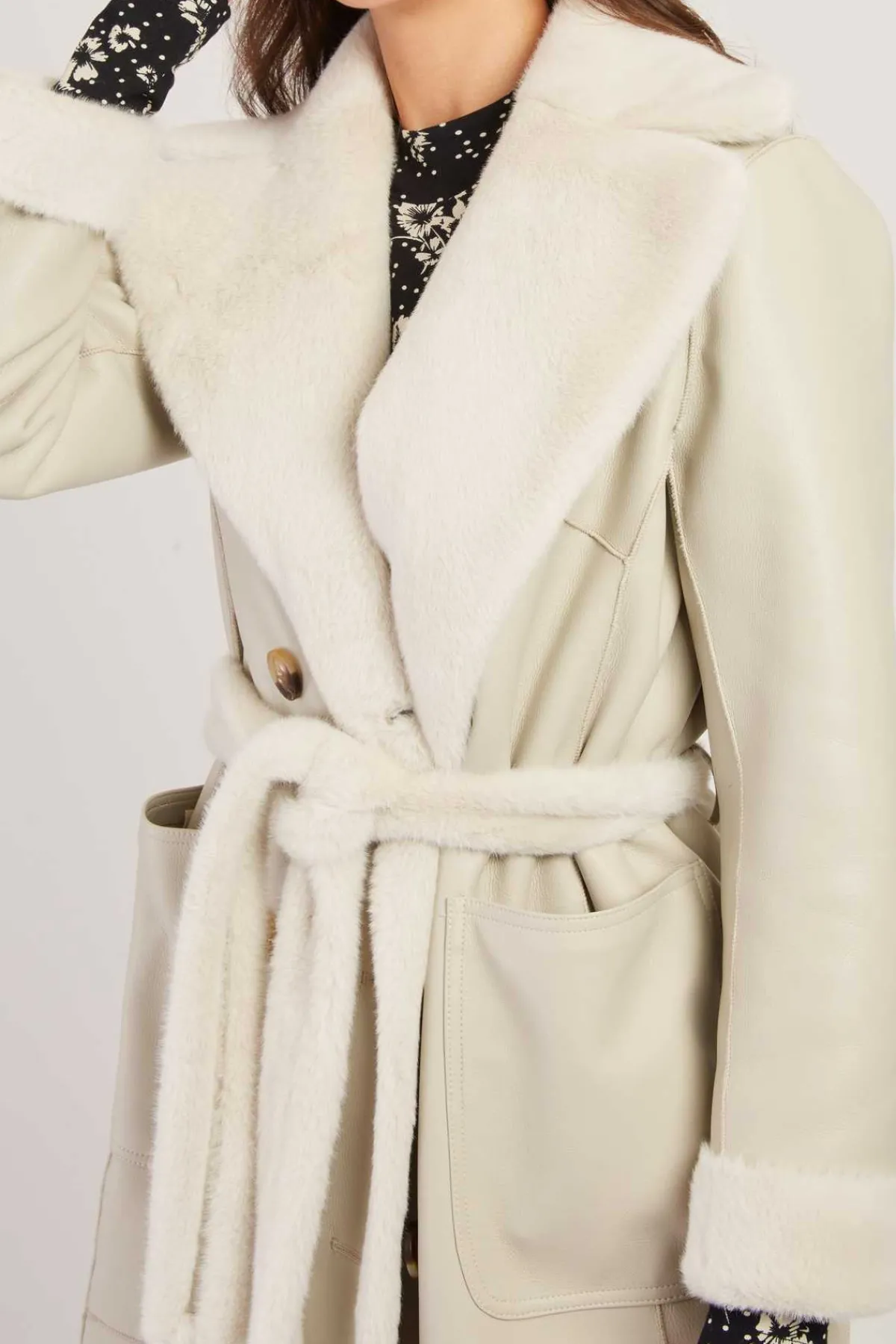 New Manteau long réversible fausse fourrure LENNA Les Manteaux, Vestes & Doudounes