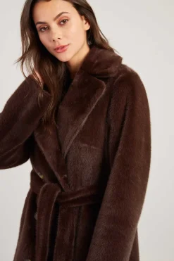 New Manteau long réversible fausse fourrure LENNA Les Manteaux, Vestes & Doudounes