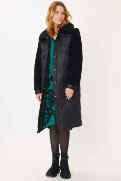 Discount Manteau matelassé et fausse fourrure FIRMINE Les Manteaux, Vestes & Doudounes