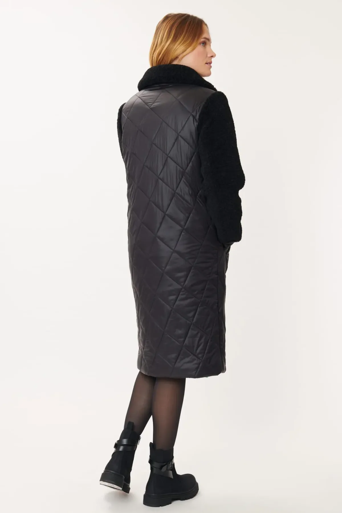 Discount Manteau matelassé et fausse fourrure FIRMINE Les Manteaux, Vestes & Doudounes