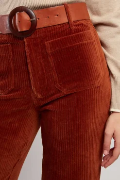 Discount Pantalon ample en velours côtelé RAINBOW Les Jupes & Pantalons