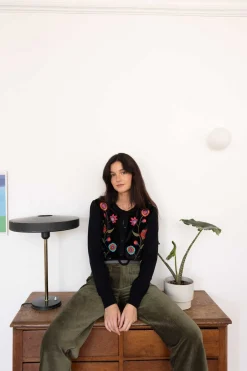 Discount Pantalon ample en velours côtelé RAINBOW Les Jupes & Pantalons