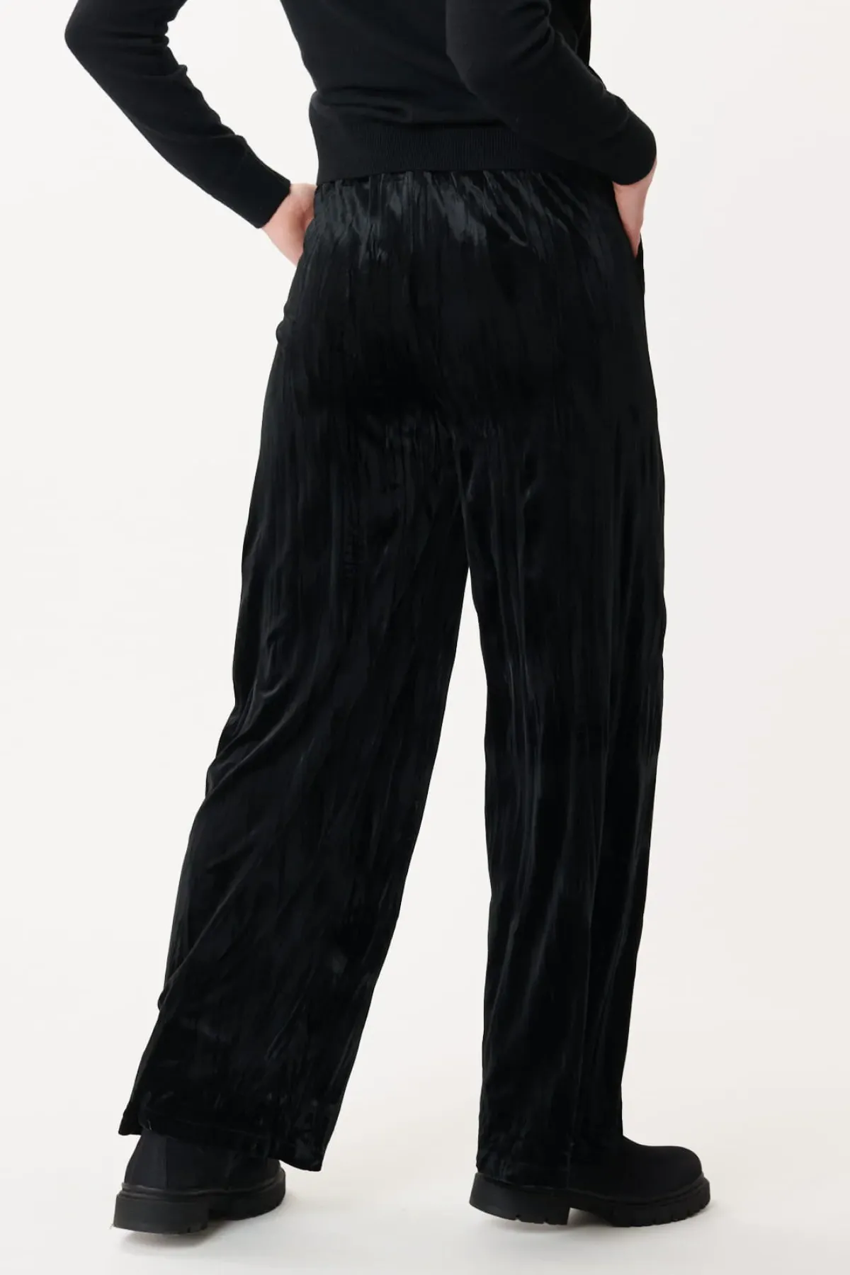 Best Sale Pantalon Ample Velours Frappé NELLY Les Jupes & Pantalons