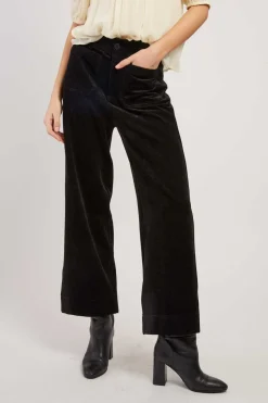 Best Sale Pantalon droit en velours RAMONA Les Jupes & Pantalons