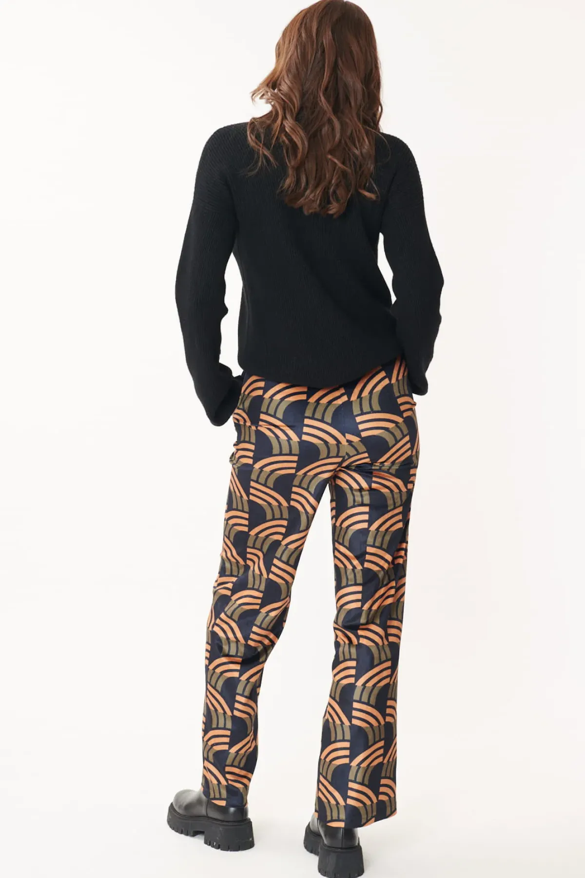 Cheap Pantalon en Velours Imprimé NEIGE Les Jupes & Pantalons