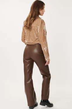Hot Pantalon Similicuir 7/8 - NADIA Les Jupes & Pantalons