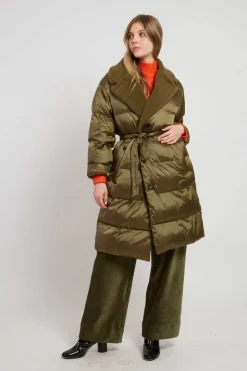 Discount Parka longue ceinturé EKATARINA Les Manteaux, Vestes & Doudounes