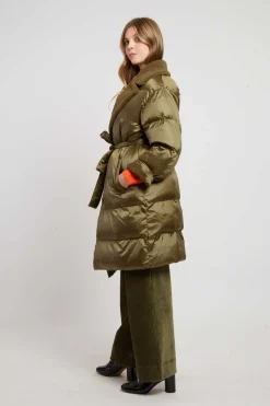 Discount Parka longue ceinturé EKATARINA Les Manteaux, Vestes & Doudounes