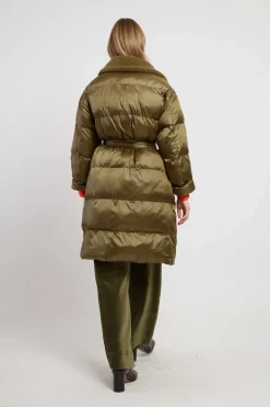 Discount Parka longue ceinturé EKATARINA Les Manteaux, Vestes & Doudounes