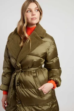 Discount Parka longue ceinturé EKATARINA Les Manteaux, Vestes & Doudounes