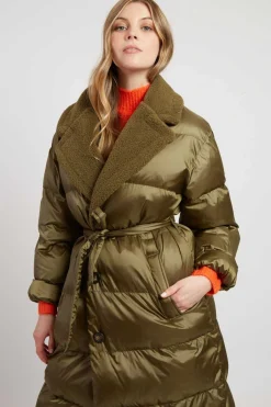 Discount Parka longue ceinturé EKATARINA Les Manteaux, Vestes & Doudounes