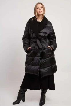 Discount Parka longue ceinturé EKATARINA Les Manteaux, Vestes & Doudounes