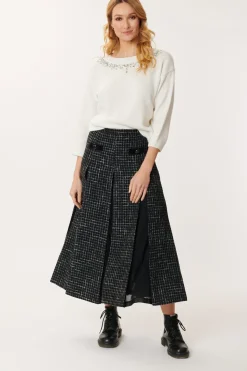 Outlet Pull Brodé Col Rond JONAS La Maille|Les Gilets, Cardigans & Pulls