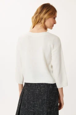 Outlet Pull Brodé Col Rond JONAS La Maille|Les Gilets, Cardigans & Pulls