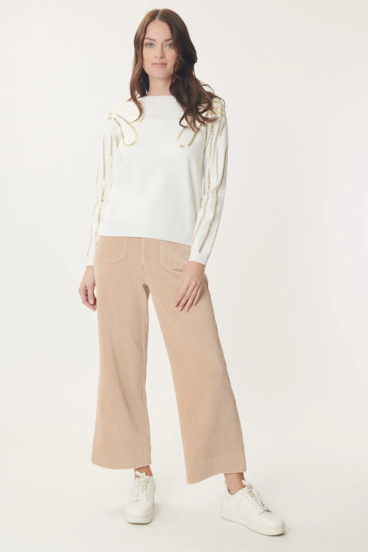 New Pull Col Rond à Sequins JUDITH La Maille|Les Gilets, Cardigans & Pulls