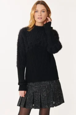 Sale Pull Col Rond Manches Longues JOYCE Les Gilets, Cardigans & Pulls