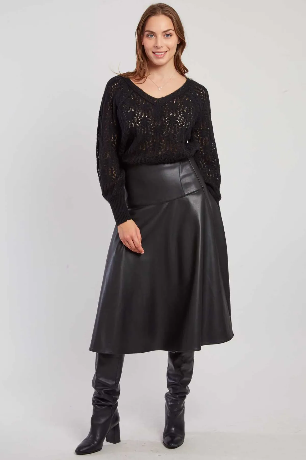 Best Sale Pull en maille ajourée CAPUCINE La Maille|Les Gilets, Cardigans & Pulls