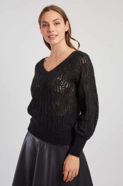 Best Sale Pull en maille ajourée CAPUCINE La Maille|Les Gilets, Cardigans & Pulls