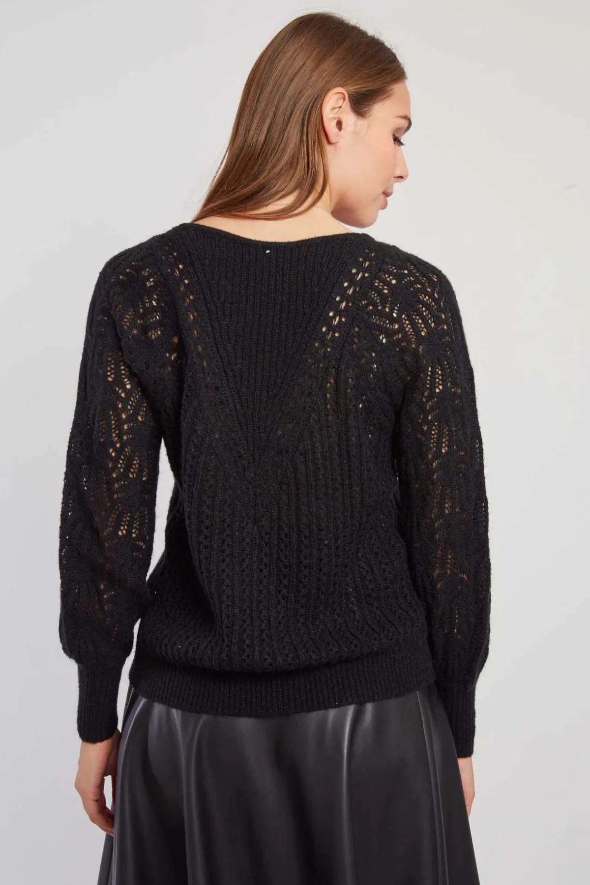 Best Sale Pull en maille ajourée CAPUCINE La Maille|Les Gilets, Cardigans & Pulls