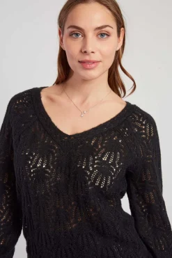 Best Sale Pull en maille ajourée CAPUCINE La Maille|Les Gilets, Cardigans & Pulls