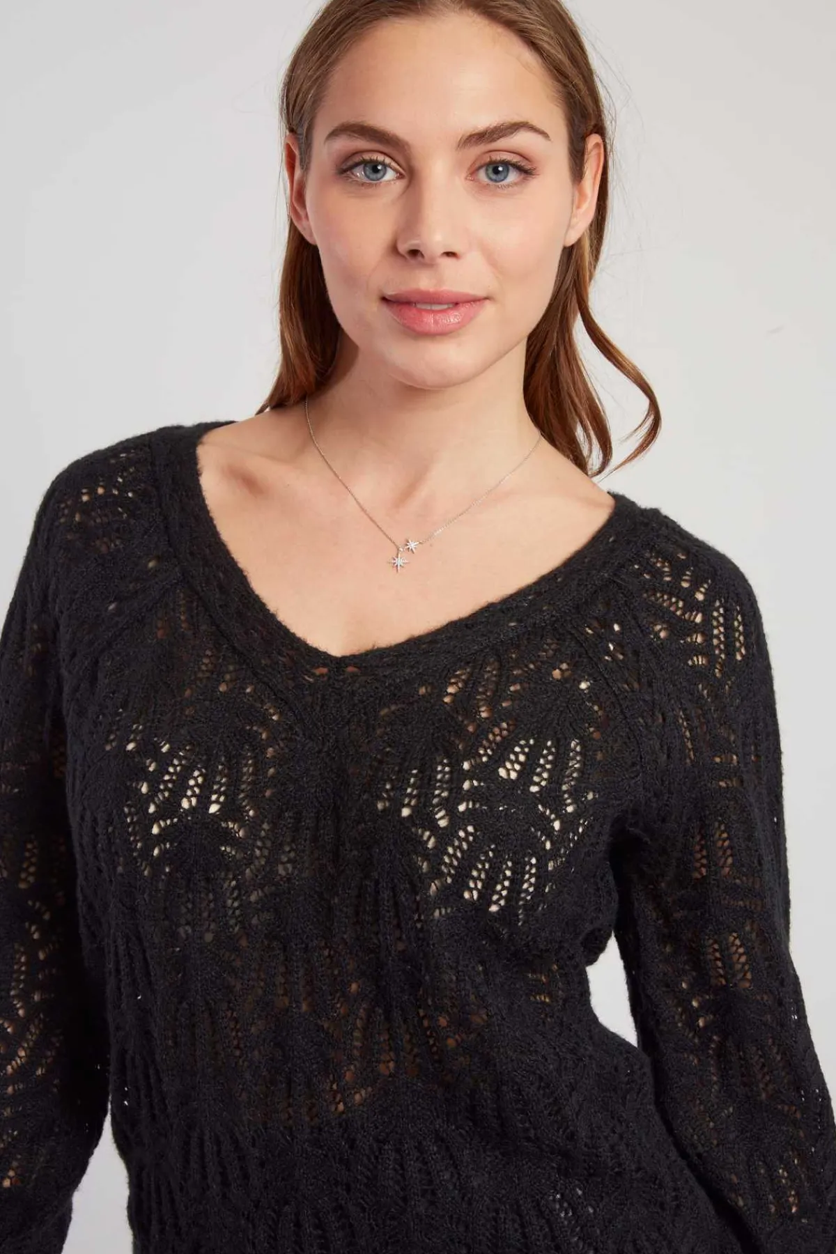 Best Sale Pull en maille ajourée CAPUCINE La Maille|Les Gilets, Cardigans & Pulls