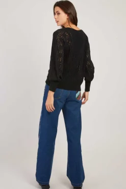 Best Sale Pull en maille ajourée CAPUCINE La Maille|Les Gilets, Cardigans & Pulls