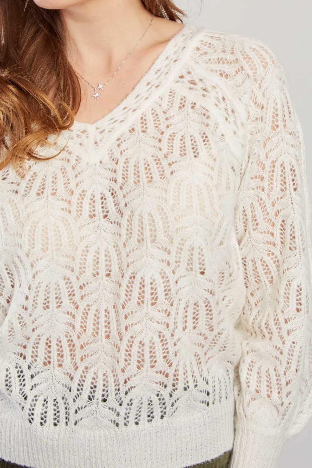 Best Sale Pull en maille ajourée CAPUCINE La Maille|Les Gilets, Cardigans & Pulls