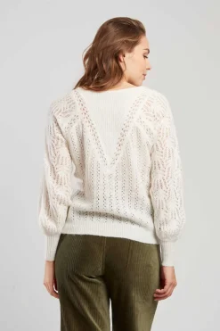 Best Sale Pull en maille ajourée CAPUCINE La Maille|Les Gilets, Cardigans & Pulls