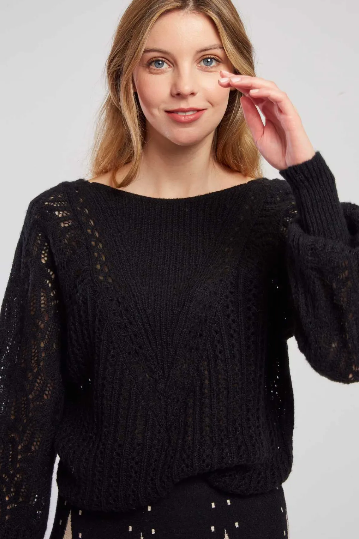 Best Sale Pull en maille ajourée CAPUCINE La Maille|Les Gilets, Cardigans & Pulls