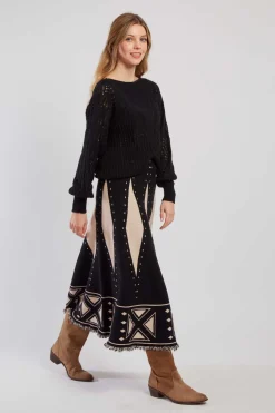 Best Sale Pull en maille ajourée CAPUCINE La Maille|Les Gilets, Cardigans & Pulls