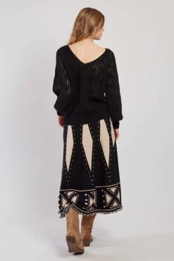 Best Sale Pull en maille ajourée CAPUCINE La Maille|Les Gilets, Cardigans & Pulls