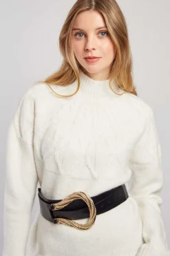 Flash Sale Pull en maille col montant CARAMEL La Maille|Les Gilets, Cardigans & Pulls