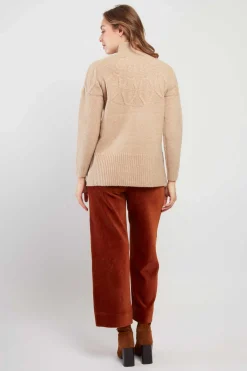 Flash Sale Pull en maille col montant CARAMEL La Maille|Les Gilets, Cardigans & Pulls