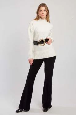 Flash Sale Pull en maille col montant CARAMEL La Maille|Les Gilets, Cardigans & Pulls