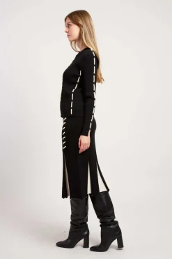 Sale Pull en maille col rond CALYPSO La Maille|Les Gilets, Cardigans & Pulls