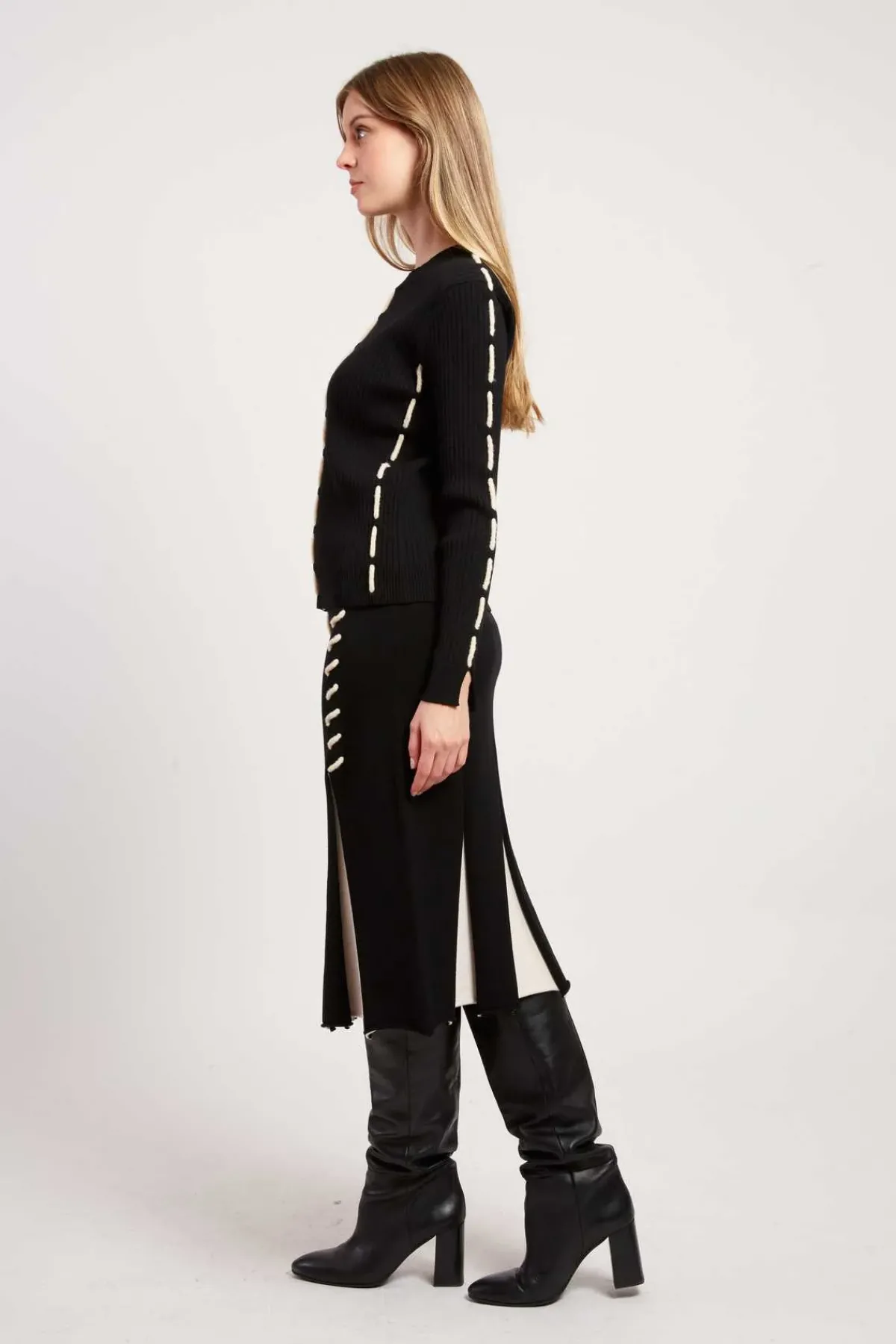 Sale Pull en maille col rond CALYPSO La Maille|Les Gilets, Cardigans & Pulls