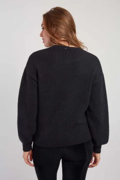 New Pull en maille fine avec fleurs brodées CALENDULA La Maille|Les Gilets, Cardigans & Pulls