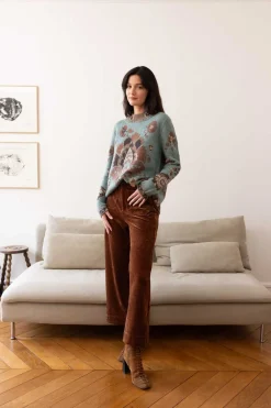 New Pull en maille jacquard à col rond CADIX La Maille|Les Gilets, Cardigans & Pulls