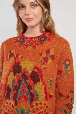 New Pull en maille jacquard à col rond CADIX La Maille|Les Gilets, Cardigans & Pulls