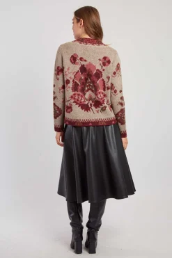 New Pull en maille jacquard à col rond CADIX La Maille|Les Gilets, Cardigans & Pulls