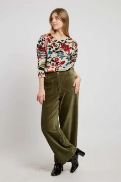 Best Pull en maille jacquard col rond CADETTE La Maille|Les Gilets, Cardigans & Pulls