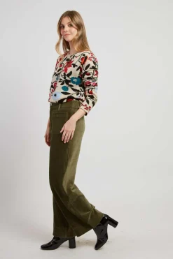 Best Pull en maille jacquard col rond CADETTE La Maille|Les Gilets, Cardigans & Pulls