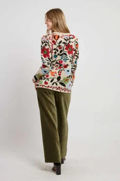 Best Pull en maille jacquard col rond CADETTE La Maille|Les Gilets, Cardigans & Pulls